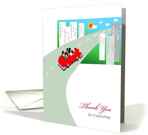 Thank you for carpooling card (827519)