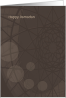 Happy Ramadan, pattern card