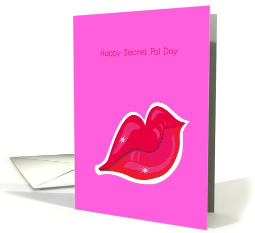 happy secret pal day, lip card (829446)