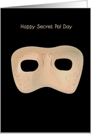 happy secret pal day, mask card