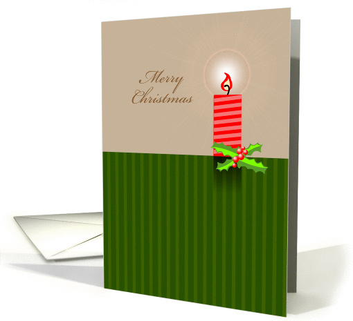 merry christmas, candle card (831613)