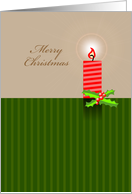 merry christmas, candle card