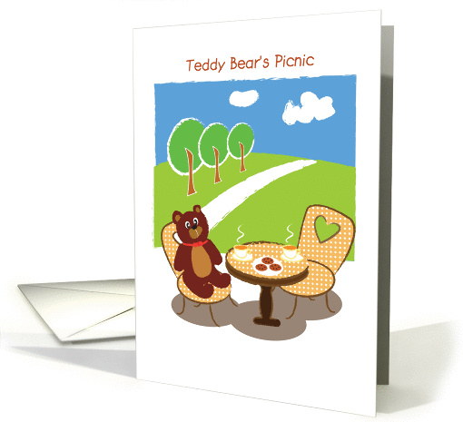 teddy bear's picnic card (833491)