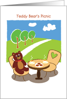 teddy bear’s picnic card