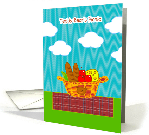 teddy bear's picnic card (833493)
