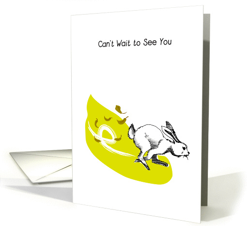 can't wait to see you, rabbit card (839247)
