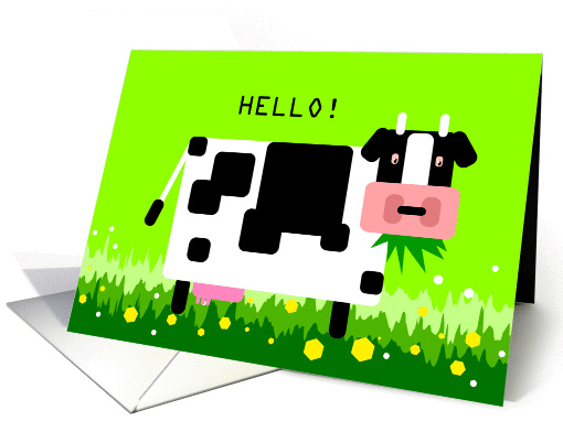 occasions, hello! cow card (848196)