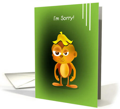 occasions, i'm sorry, monkey card (848203)