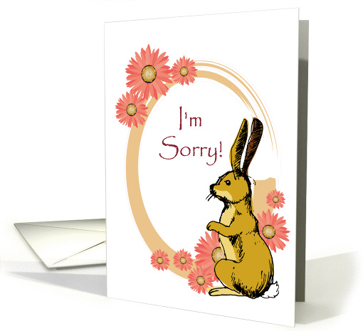 occasions, i'm sorry, rabbit card (848205)