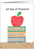 1st Day of preschool, Apple card