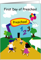 1st Day of preschool...