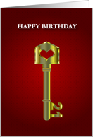 happy 21th birthday, key card