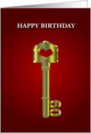 happy 60th birthday, key card