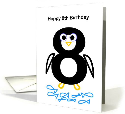 happy 8th Birthday card (858220)