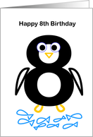happy 8th Birthday card
