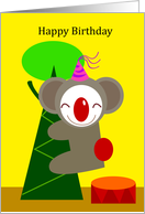 happy Birthday, cola bear card