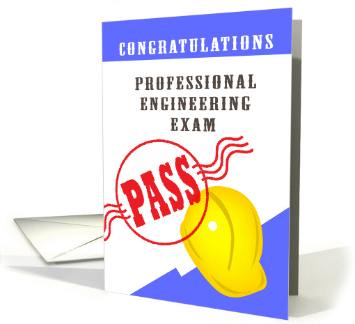 Congratulations On Passing Your Professional Engineering Exam card