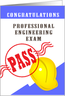 Congratulations On Passing Your Professional Engineering Exam card