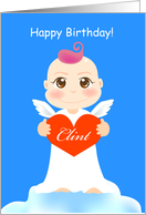 happy birthday, clint card