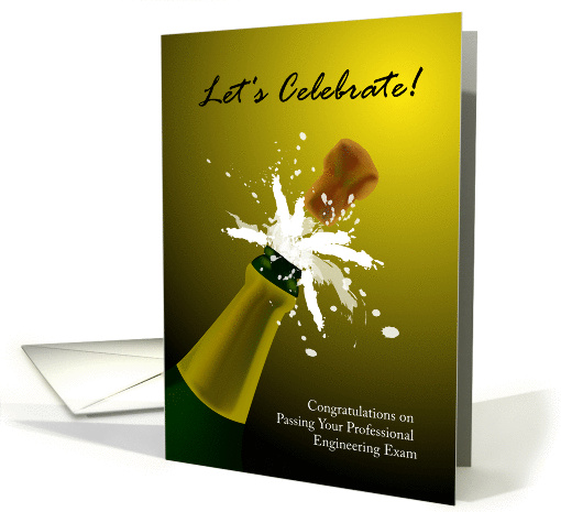 Congratulations On Passing Your Professional Engineering Exam card