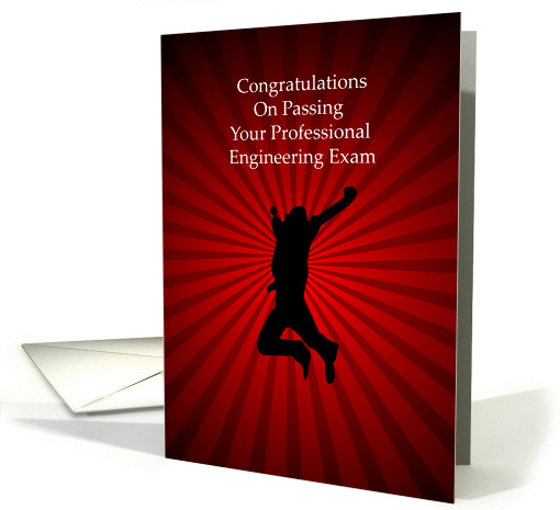 Congratulations On Passing Your Professional Engineering Exam card
