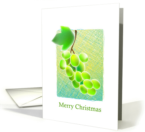 Merry Christmas Grapes From Napa Valley card (885104)