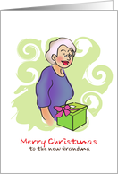 Merry Christmas to new grandma, grandma get a gift card