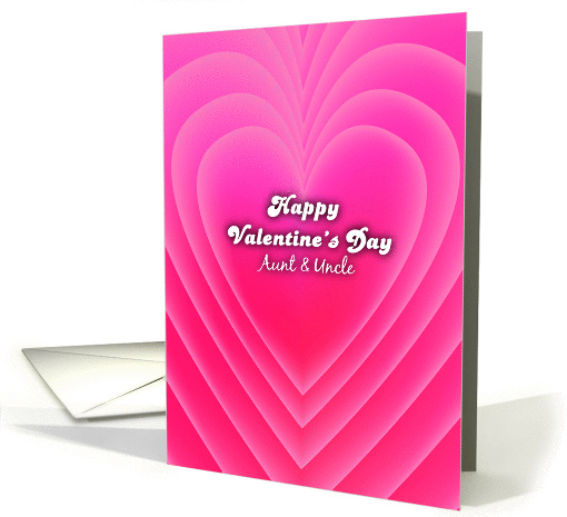 happy valentine's Day, Aunt & Uncle , love background card (896561)