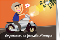 Congratulations on your new motorcycle card