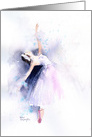 Ballerina Blank Any Occasion card