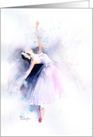 Ballerina Blank Any Occasion card