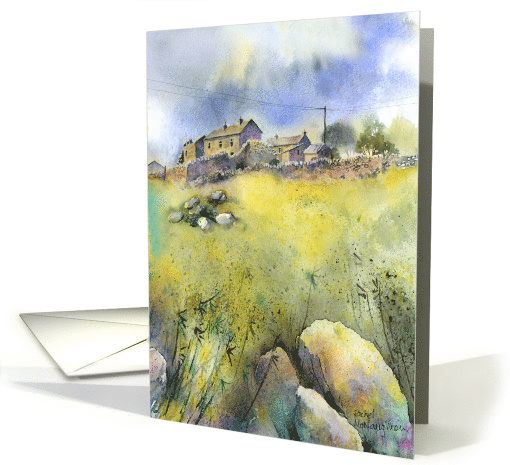 Spring at Smarber, Swaledale, Yorkshire, England card (1562946)