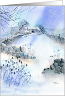 Swaledale Winter, Yorkshire, England card