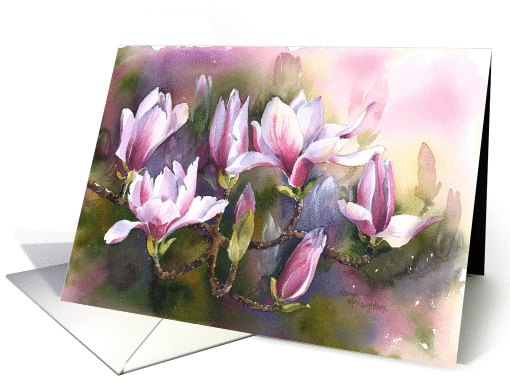 Magnolia card (240493)