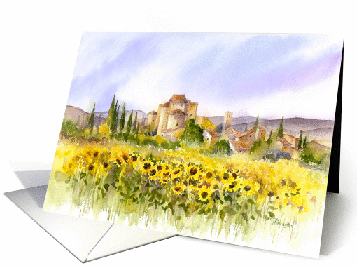Across the Sunflowers card (240507)