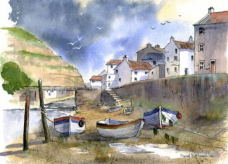 Boats at Staithes