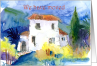 We Have Moved card