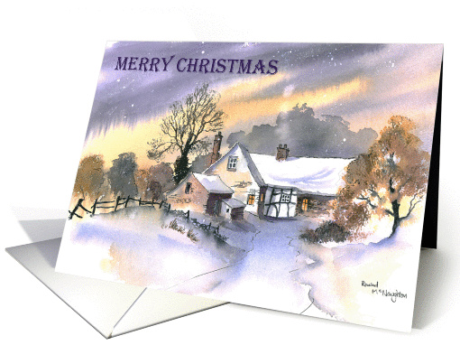 Cottage in the Snow card (248519)