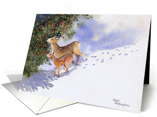Christmas Deer card (248523)