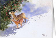 Christmas Deer card