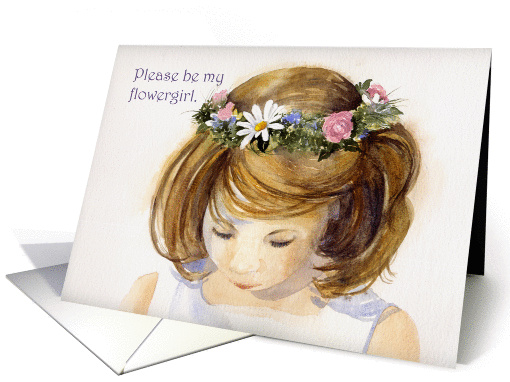 Flowergirl card (250515)