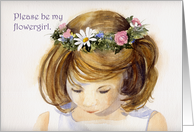 Flowergirl card