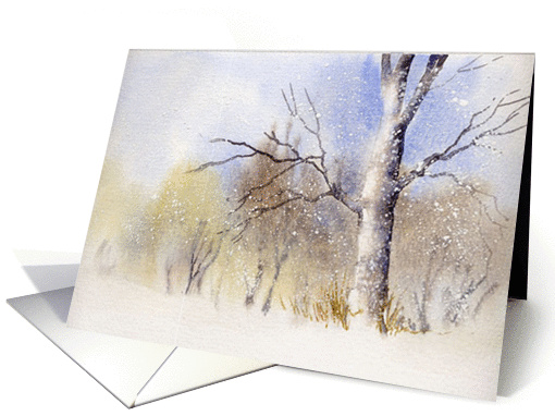 Snowscene card (279347)