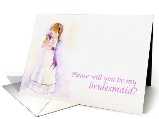 Please be my bridesmaid card (398629)