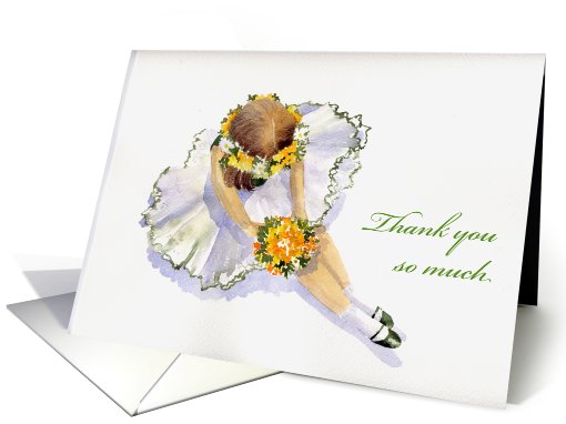 Bridesmaid thank you card (401680)