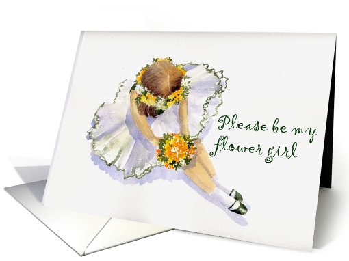 Flower Girl card (454907)