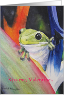 Frog Valentine card