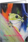 Frog Valentine card