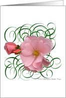 Flowers in Hand card