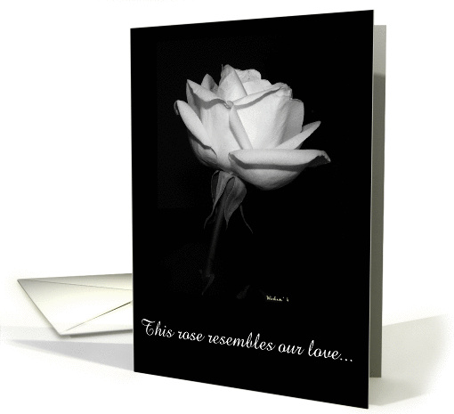 This Rose Resembles Our Love (funny) card (242254)